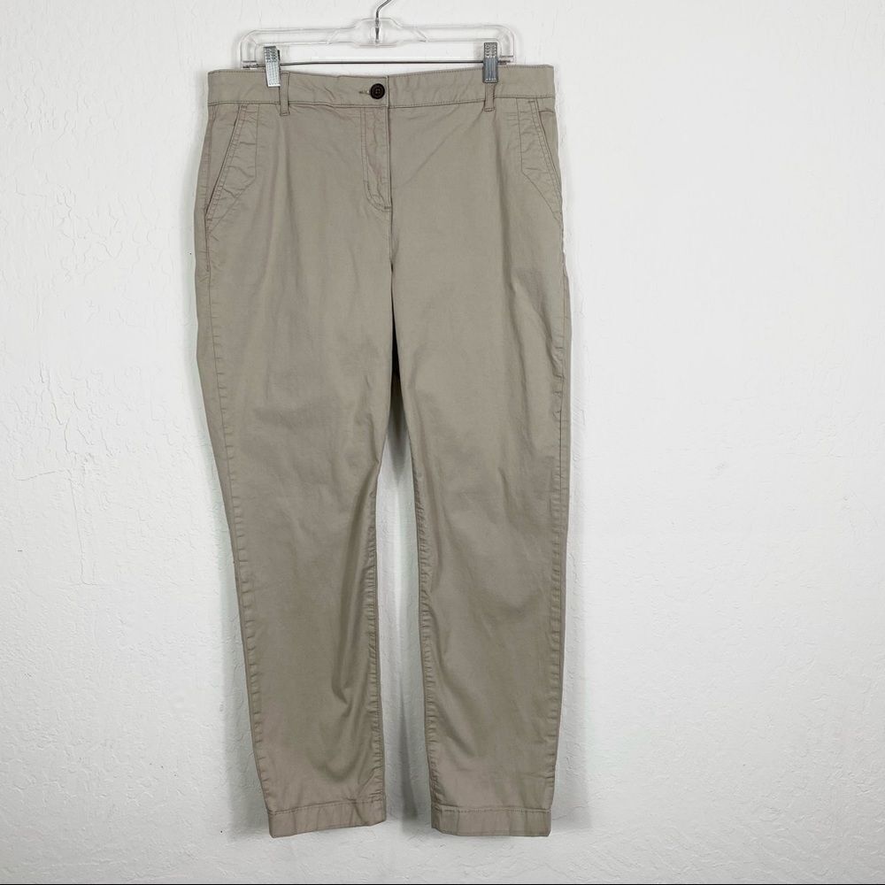 Boden Light Tan High Waisted Khaki Pants
